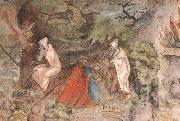 Jorg Ratgeb Scenes from the Life of Prophet Elijah oil painting